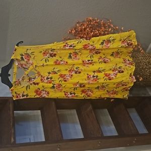 Yellow floral Umgee dress